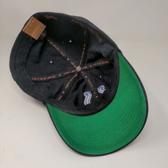 '47 Brand Fitted Hat Black Size L Indianapolis Colts Cap Embroidered Logo - Picture 11 of 14